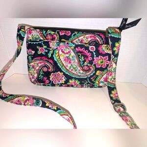 Vera Bradley Pink‎ and Green Floral Shoulder
